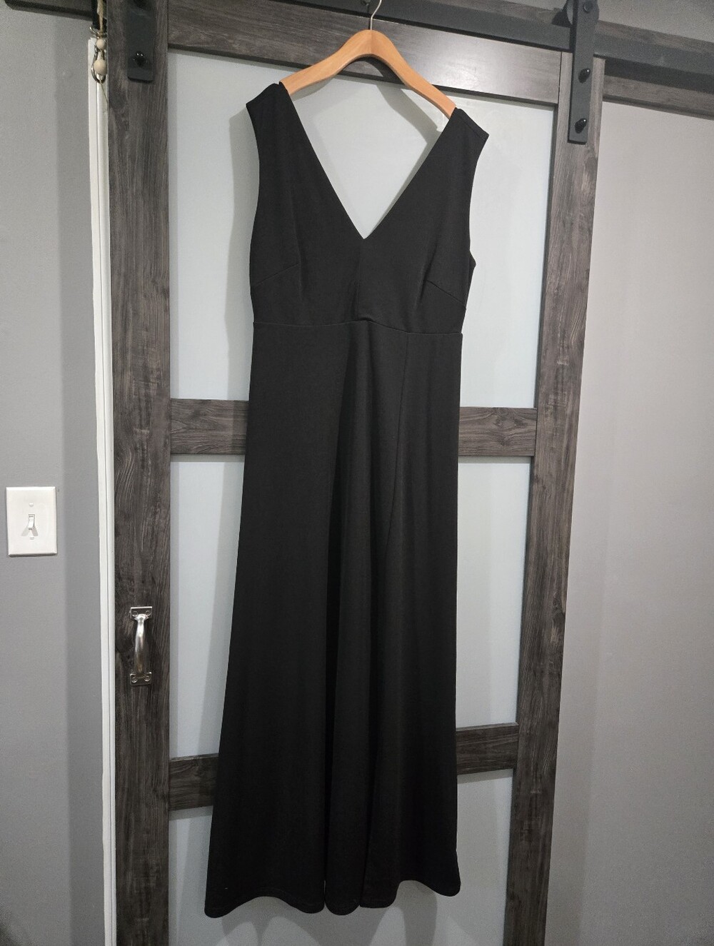 Birdy Grey SHAMIN Bridesmaid Wedding Guest DRESS CREPE BLACK Gown Curve 2X
